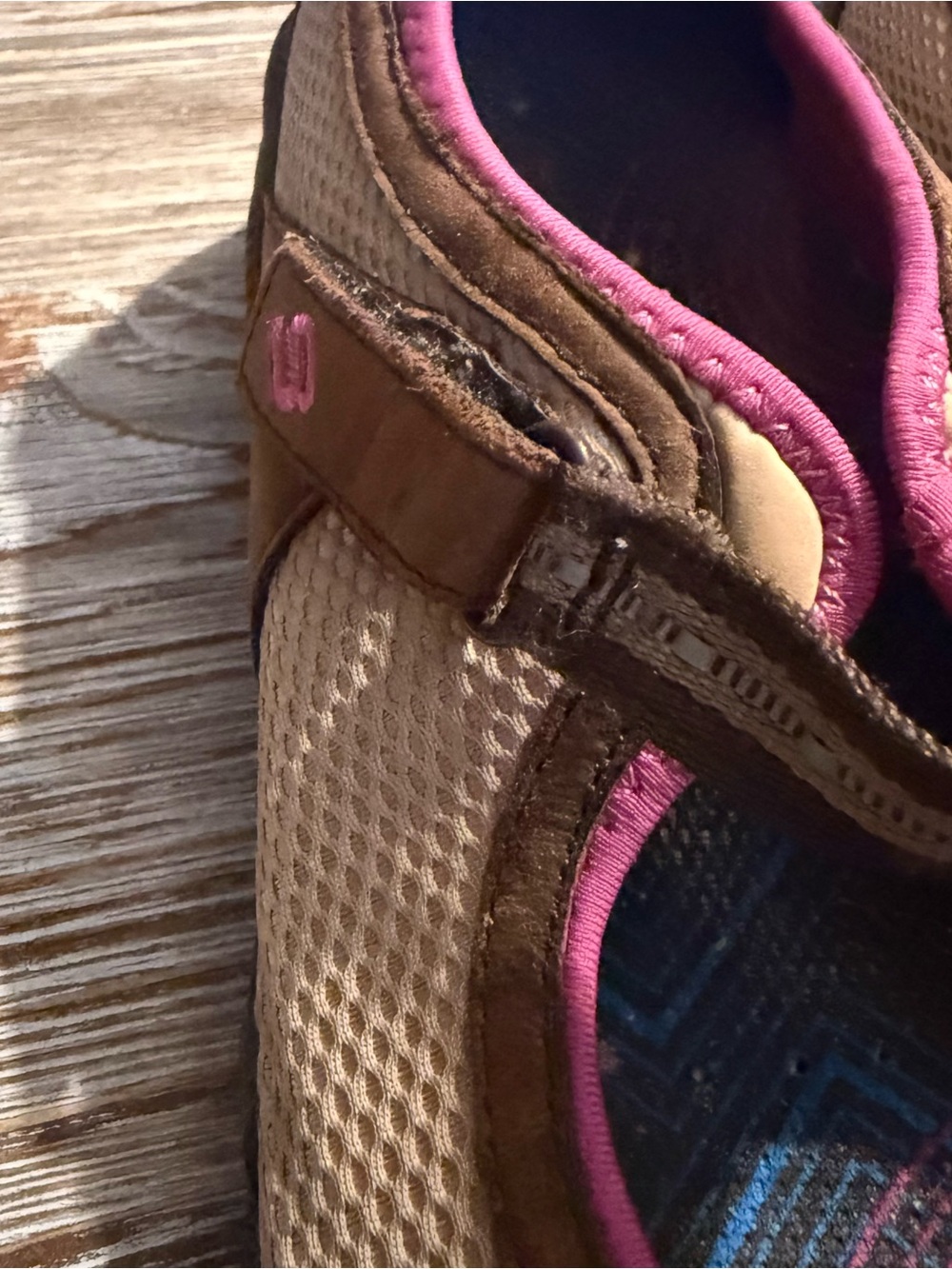 Skechers Womens Size 8 Compulsions Hitchhiker Brown Purple Leather Mesh Mary Jan - Picture 3 of 5